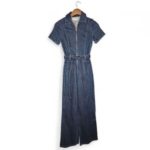 Rachel Antonoff Sal Jumpsuit in Dark Wash Denim Size 2